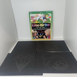 Disney's Duck Tales Lite Brite Picture Refill 12 pictures 24 guide sheets VTG